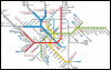 Metropolitana di Milano - Piantina generale 